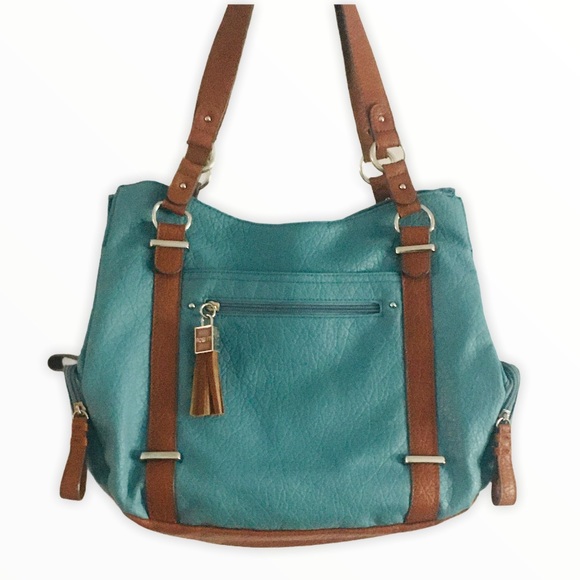 Rosetti green / brown handbag - Picture 3 of 16